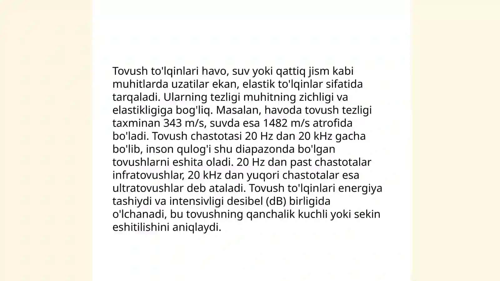 Tovushning fizik xususiyatlari 3