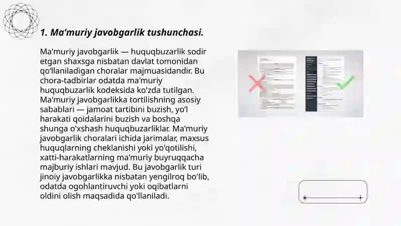 Maʼmuriy javobgarlik toʻgʻrisidagi qonunchilik 3