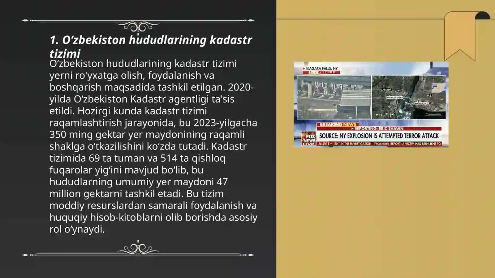 Oʻzbekiston respublikasi hududlarini kadastr boʻyicha boʻlish tarkibi va prinsiplari 3