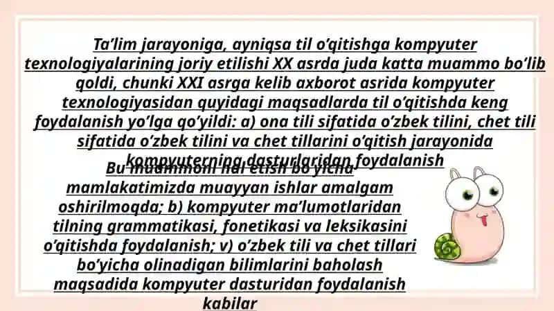 Adabiyot darslarini o'qitishda kompyuterlash 3