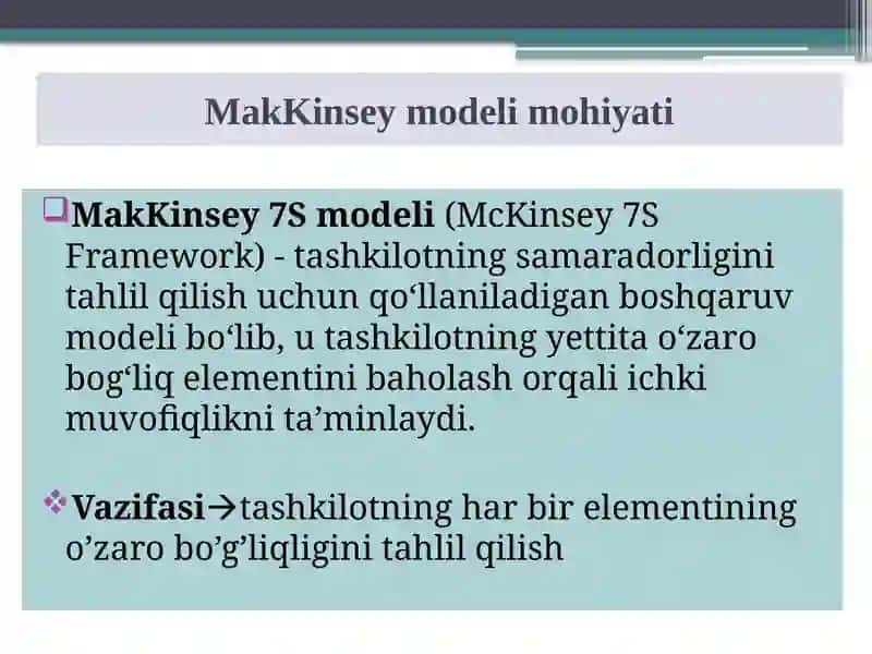 MakKinsey (GE/McKinsey) modeli, Marketing Mix Strategiyasi 3