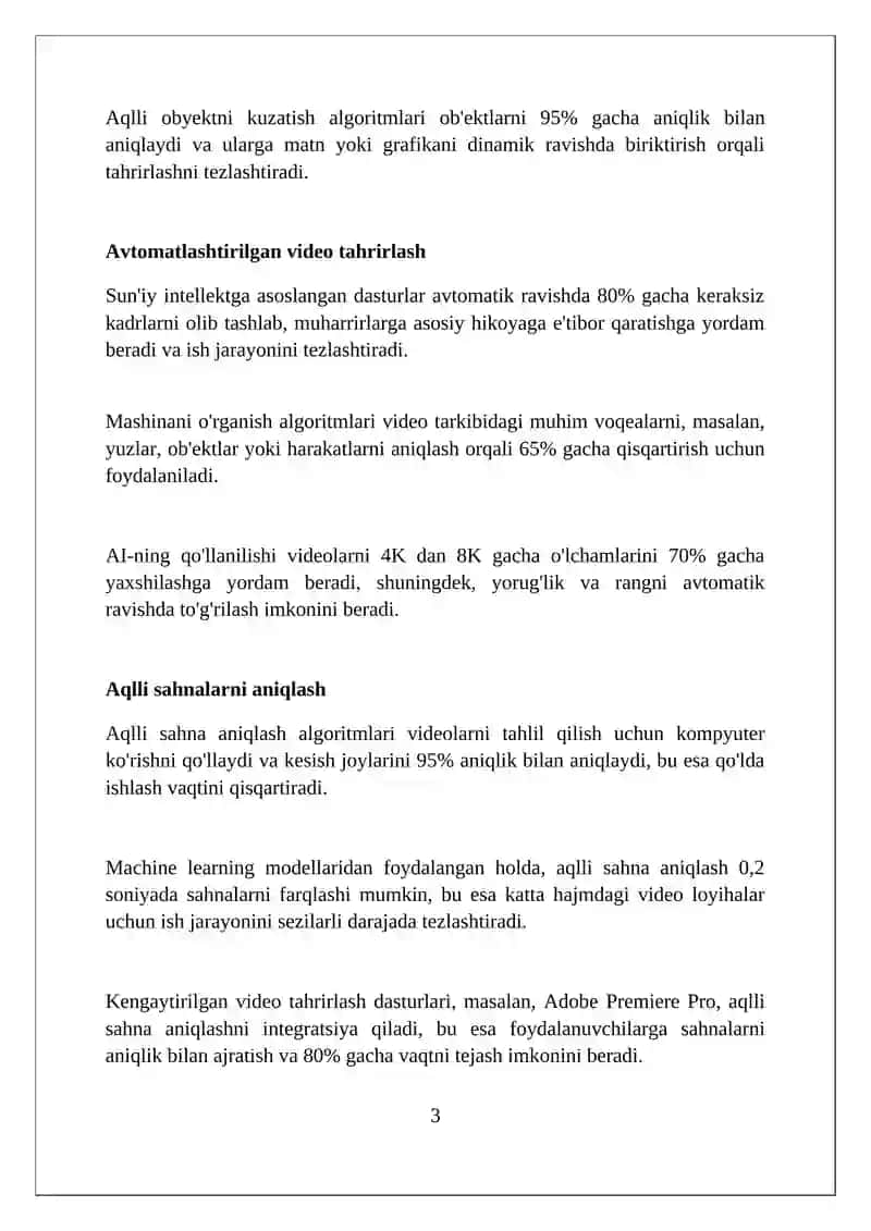 Sun'iy intellektning video montajorlar sohasiga tasiri 3