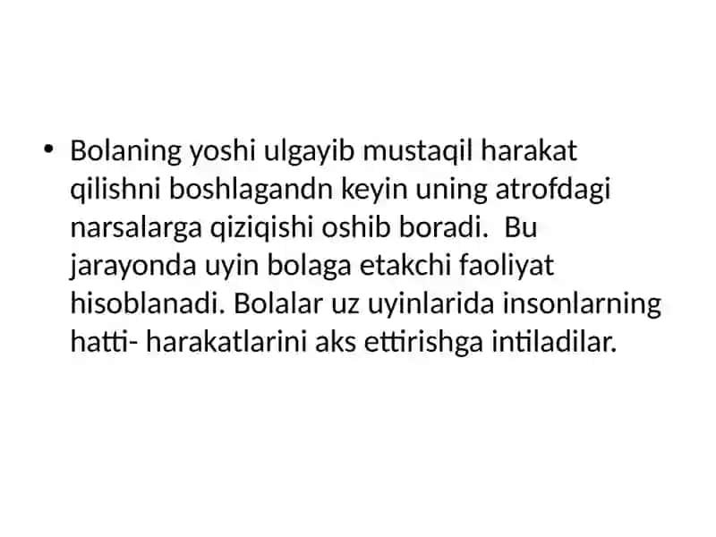 Maktabgacha tarbiya davrida rivojlanishning psixologik xususiyatlari 3