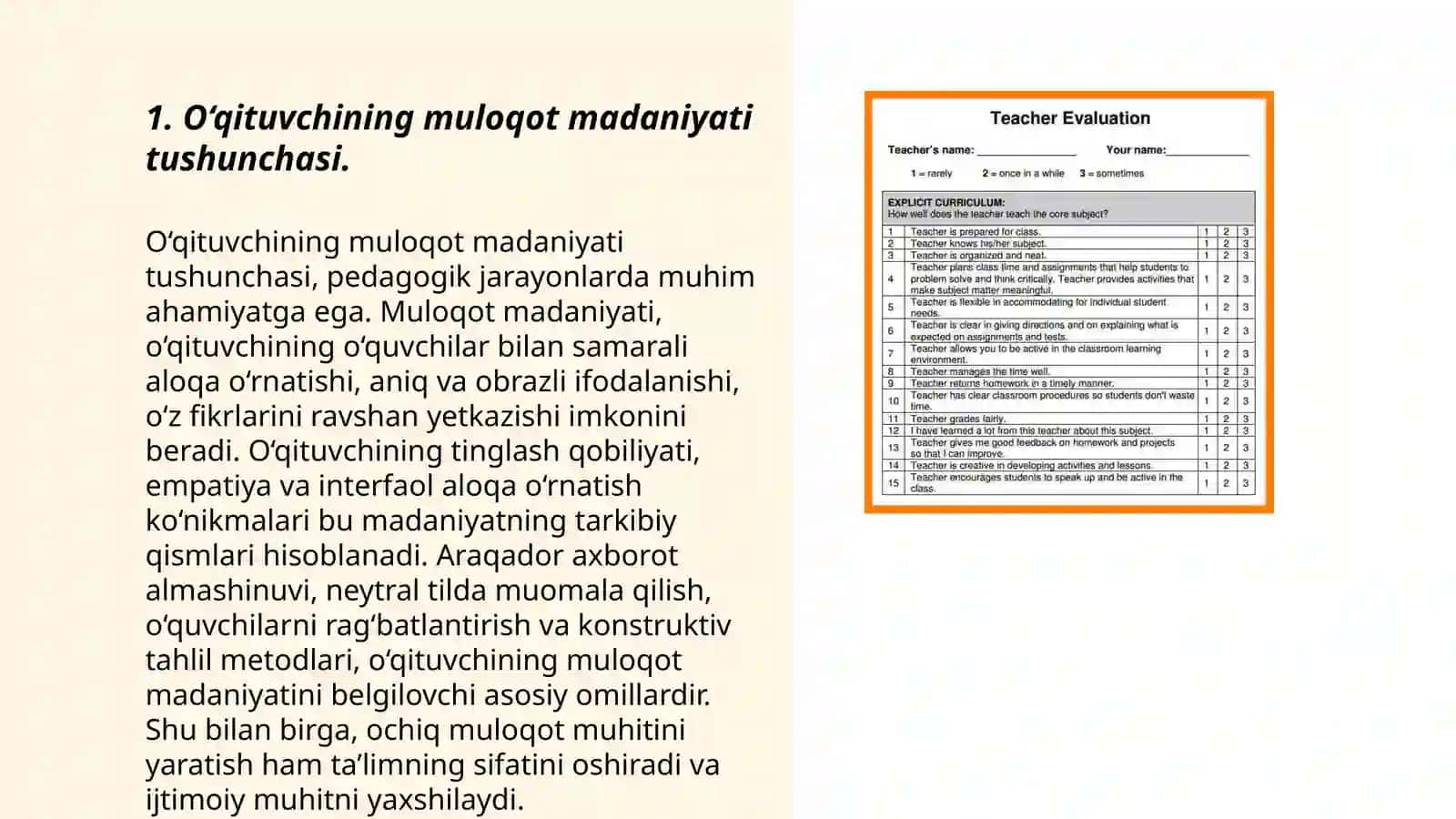 O'qituvchi kasbiy faoliyatida muloqat madaniyatining shakllanishi 3