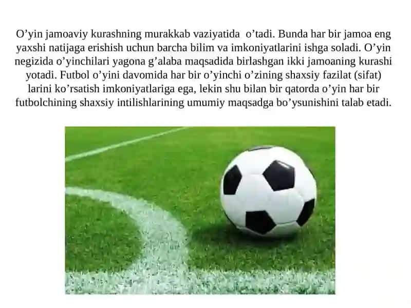 Futbol o'yining taktikasini tasnifi 3