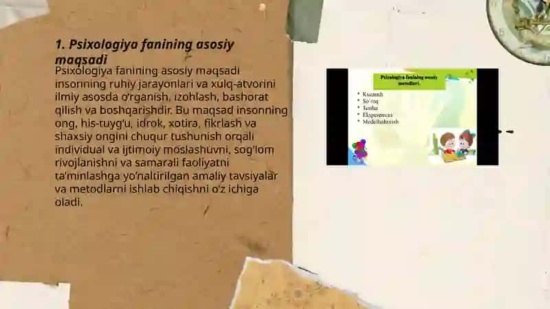 Psixologiya fanining maqsadi va vazifalari 3