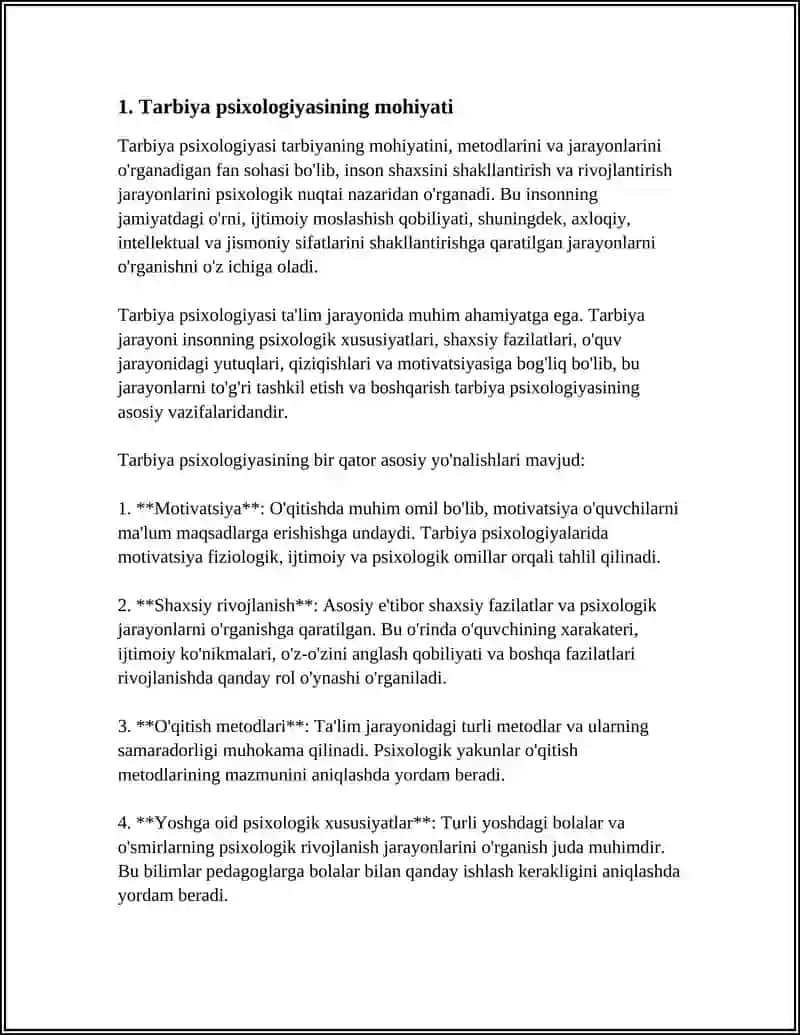 Tarbiya Psixologiyasi 3