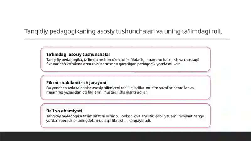 Tanqidiy pedagogika va taʼlimda kreativ yondashuvlar 3