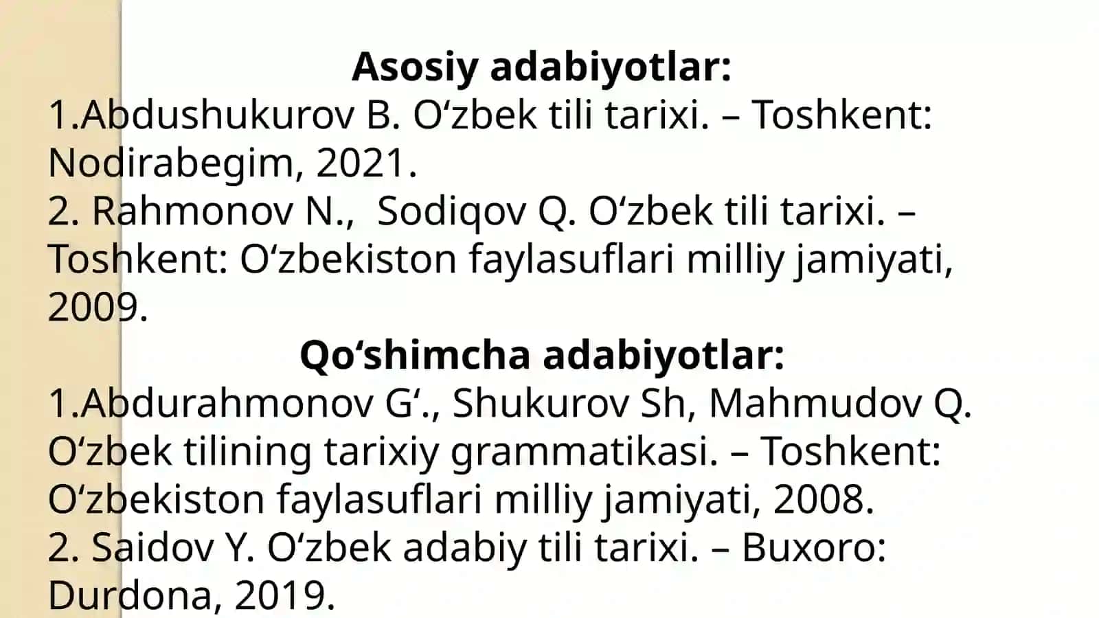 Abulg'ozi Bahodirxon, Turdi Farog'iy, Gulxaniy asarlarining tili 3