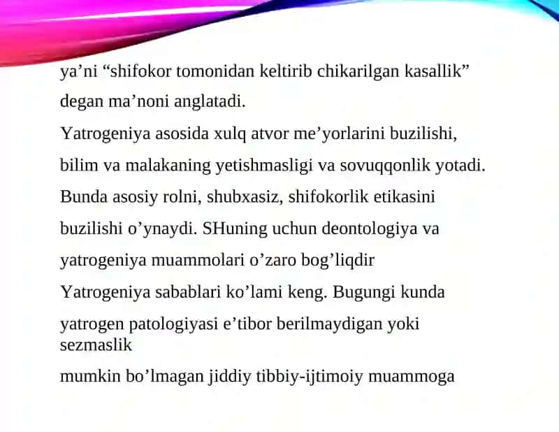 Zamonaviy Tibbiyotda Yatrogeniya va Evtanaziya Muammolari 3