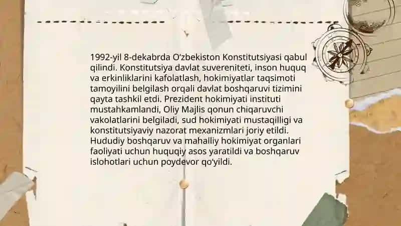 Mustaqillik yillarida davlat boshqaruv tizimida amalga oshirilgan islohotlar 3