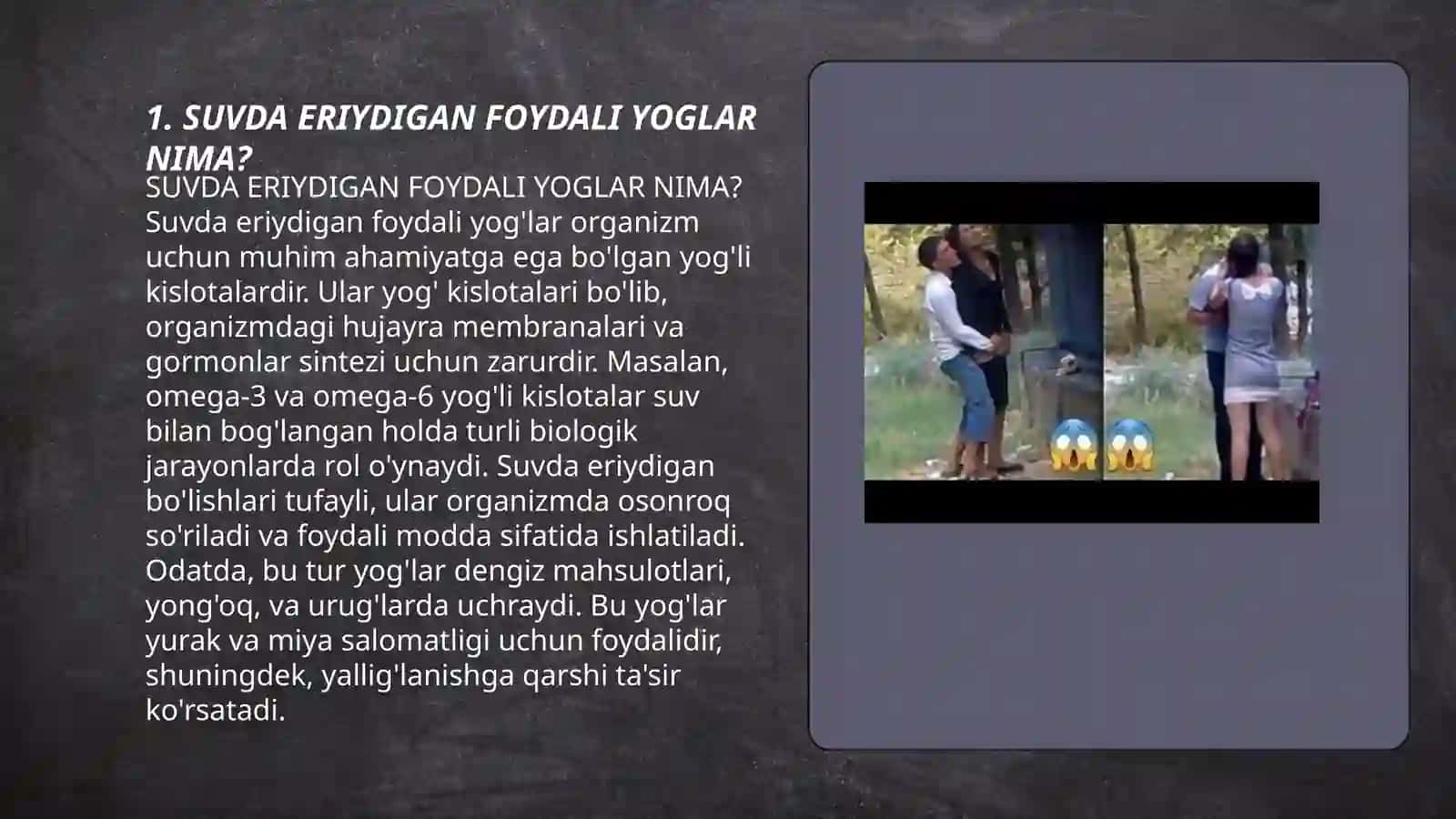 SUVDA ERIYDIGAN FOYDALI YOGLAR NIMA? 3