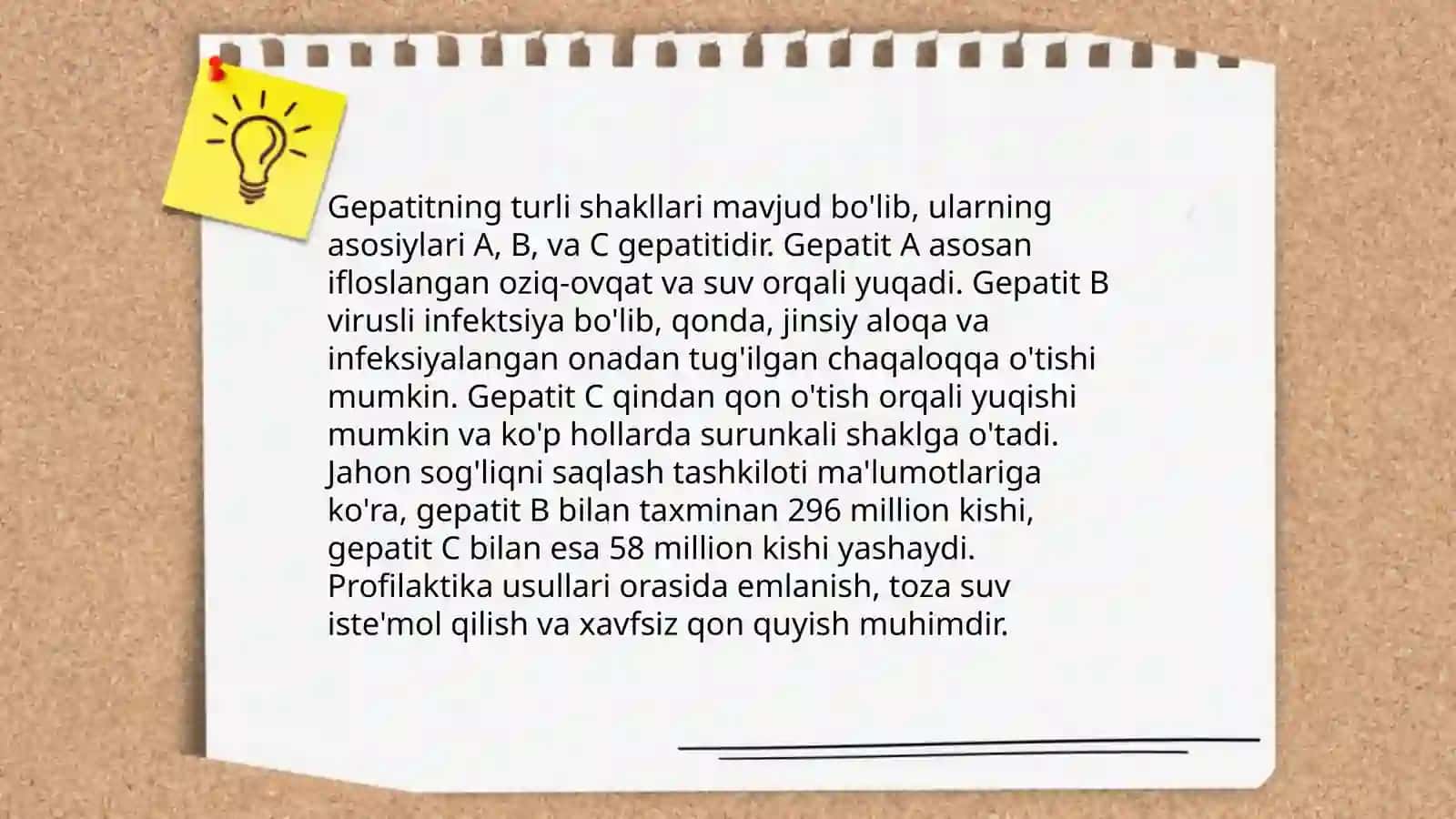 Gepatit kasalligi va ularning oldini olish chora tadbirlari 3