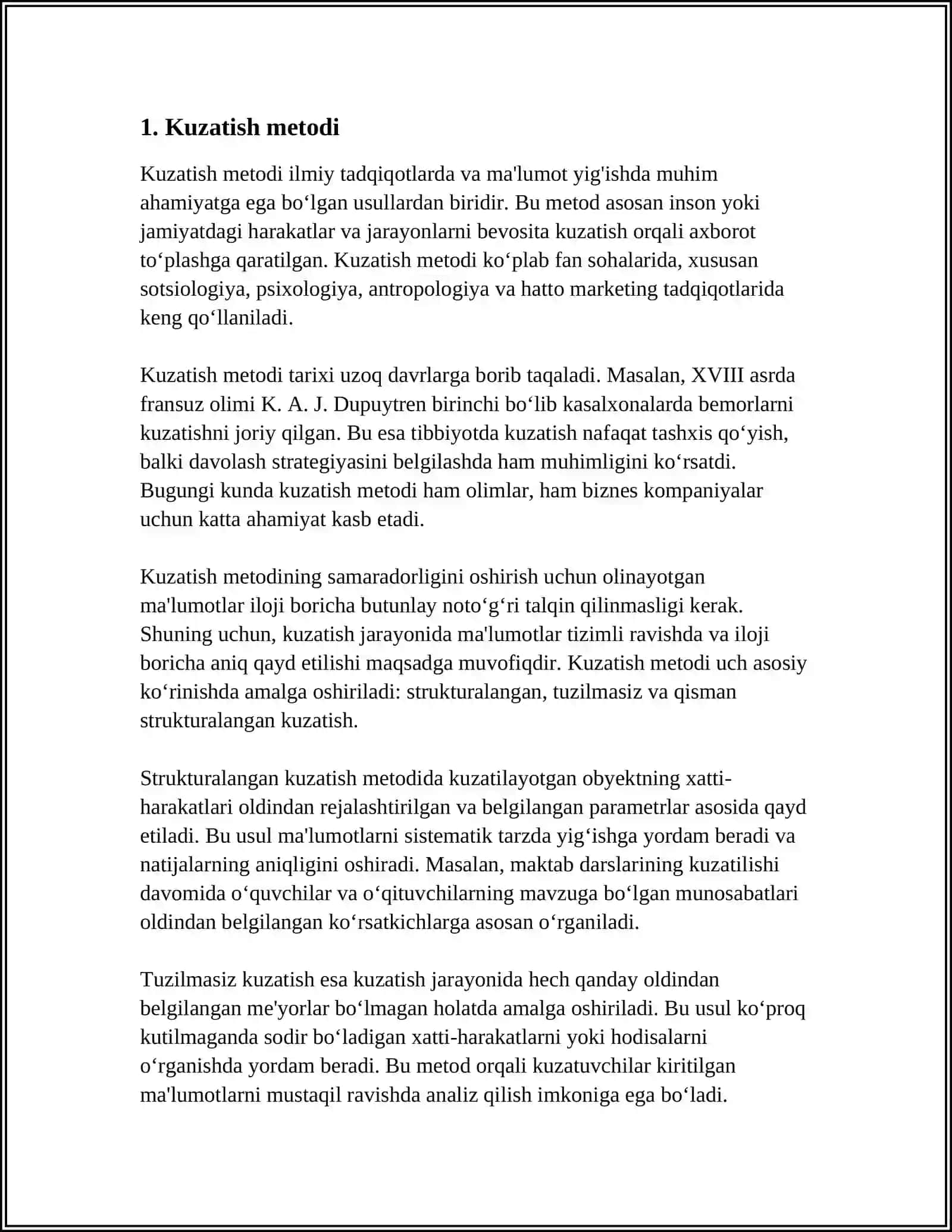 PSIXOLOGIYANING METODLARI 3