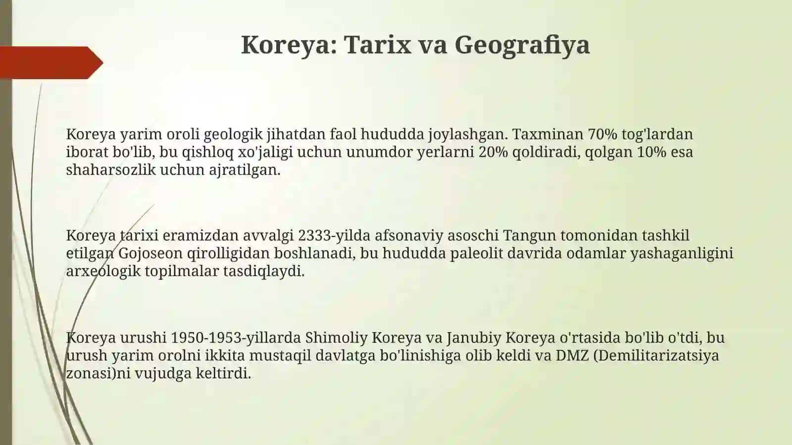 Koreya: Tarix va Geografiya 3