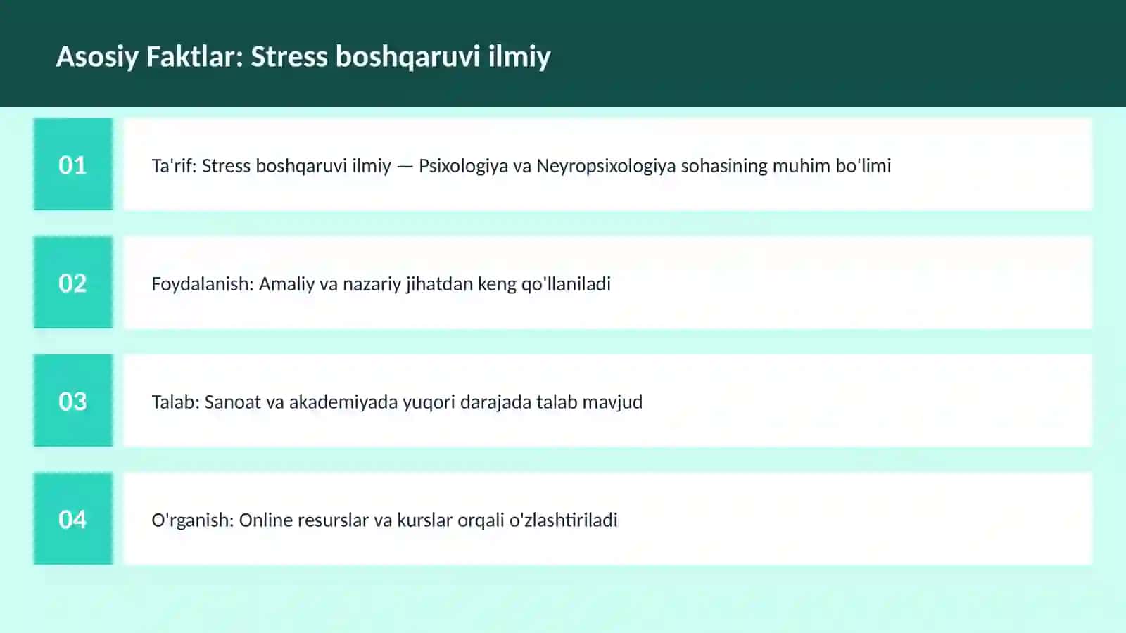 Stress boshqaruvi ilmiy 3