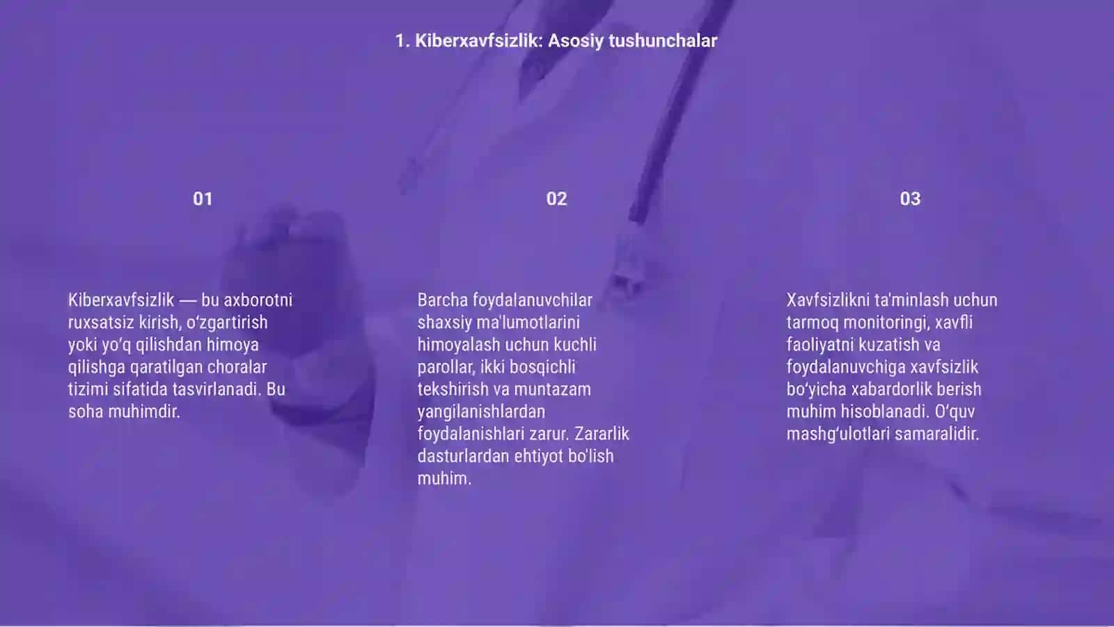 Kibirxavfsizlik umumiy tahdidlar va ularning oldini olish usullari 3
