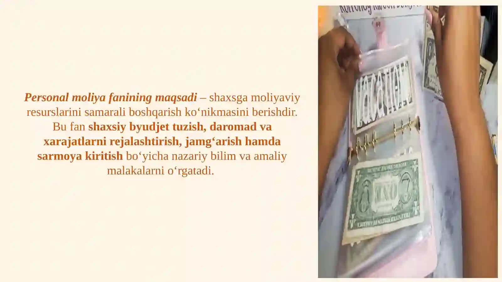 Personal moliya 3
