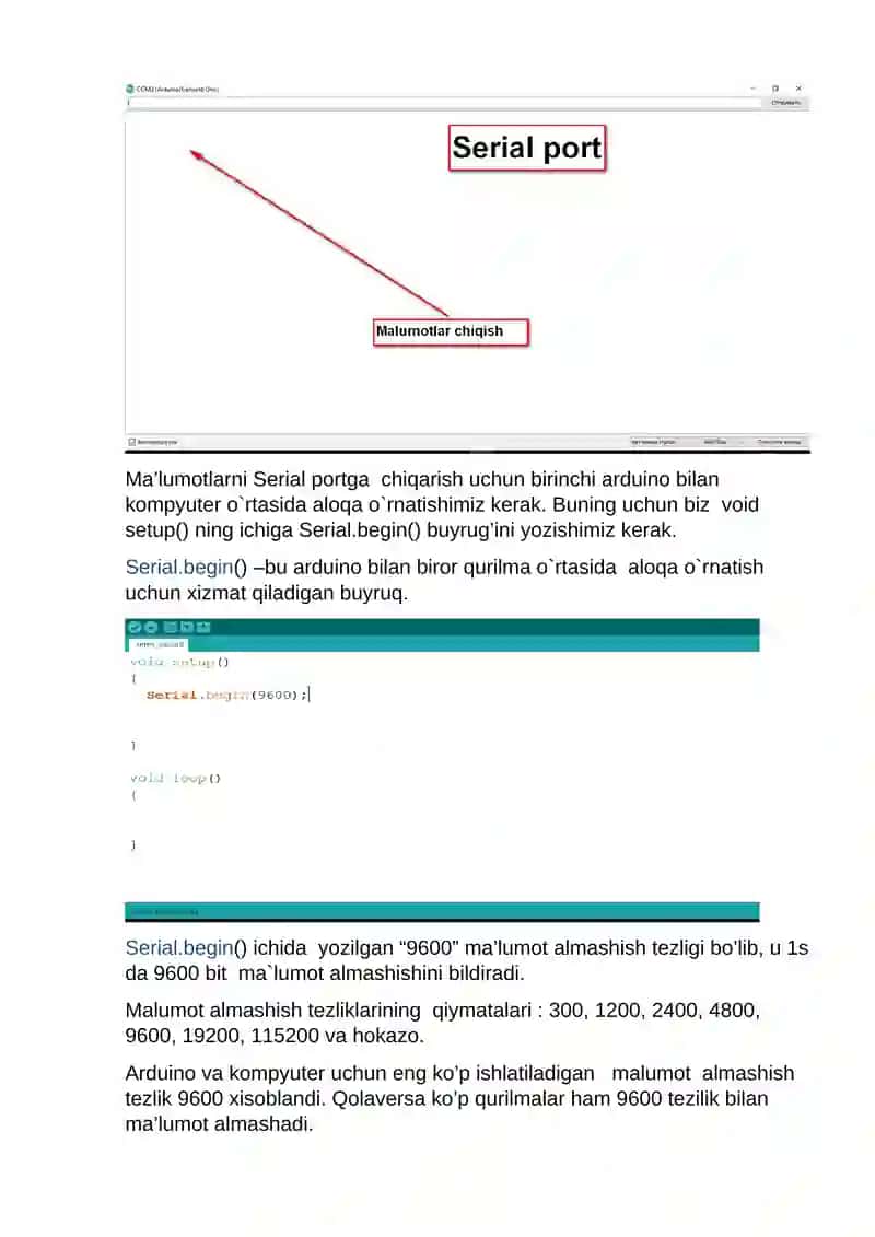 SERIAL FUNKSIYA BILAN ISHLASH 3
