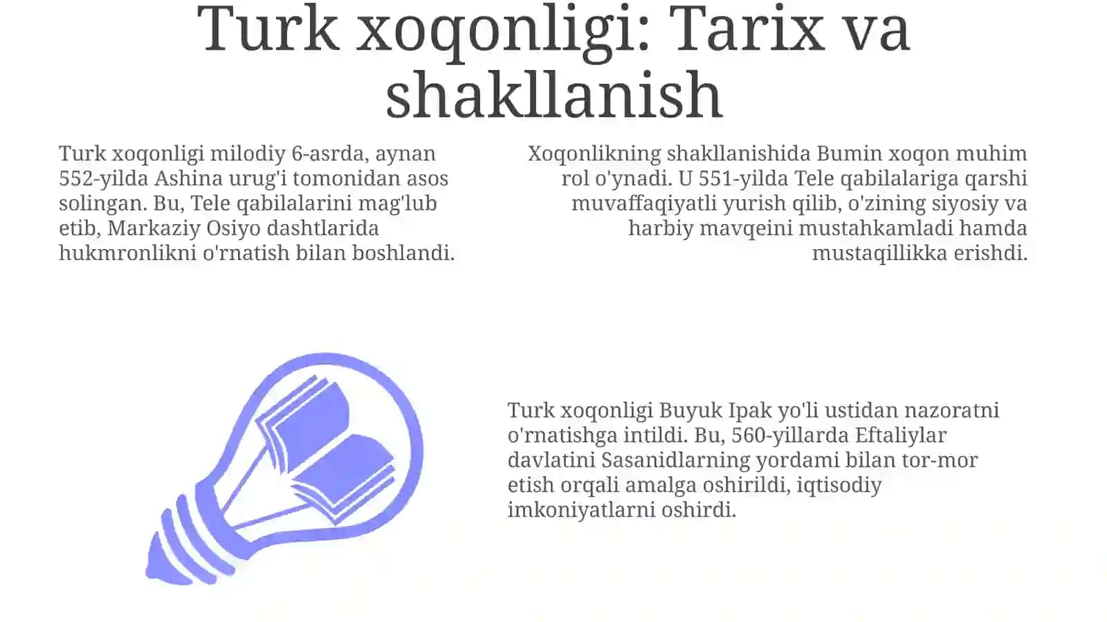Turk xoqonligi: Tarix va shakllanish 3