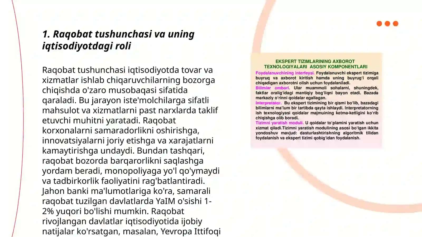 Milliy iqtisodiyotda raqobat muxitini shakllantirishning instutsional asoslari 3