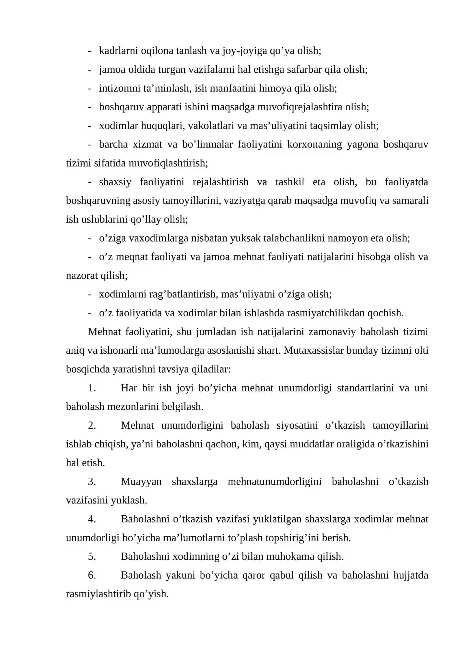 Personal faoliyatini baholashning zamonaviy uslublari 3