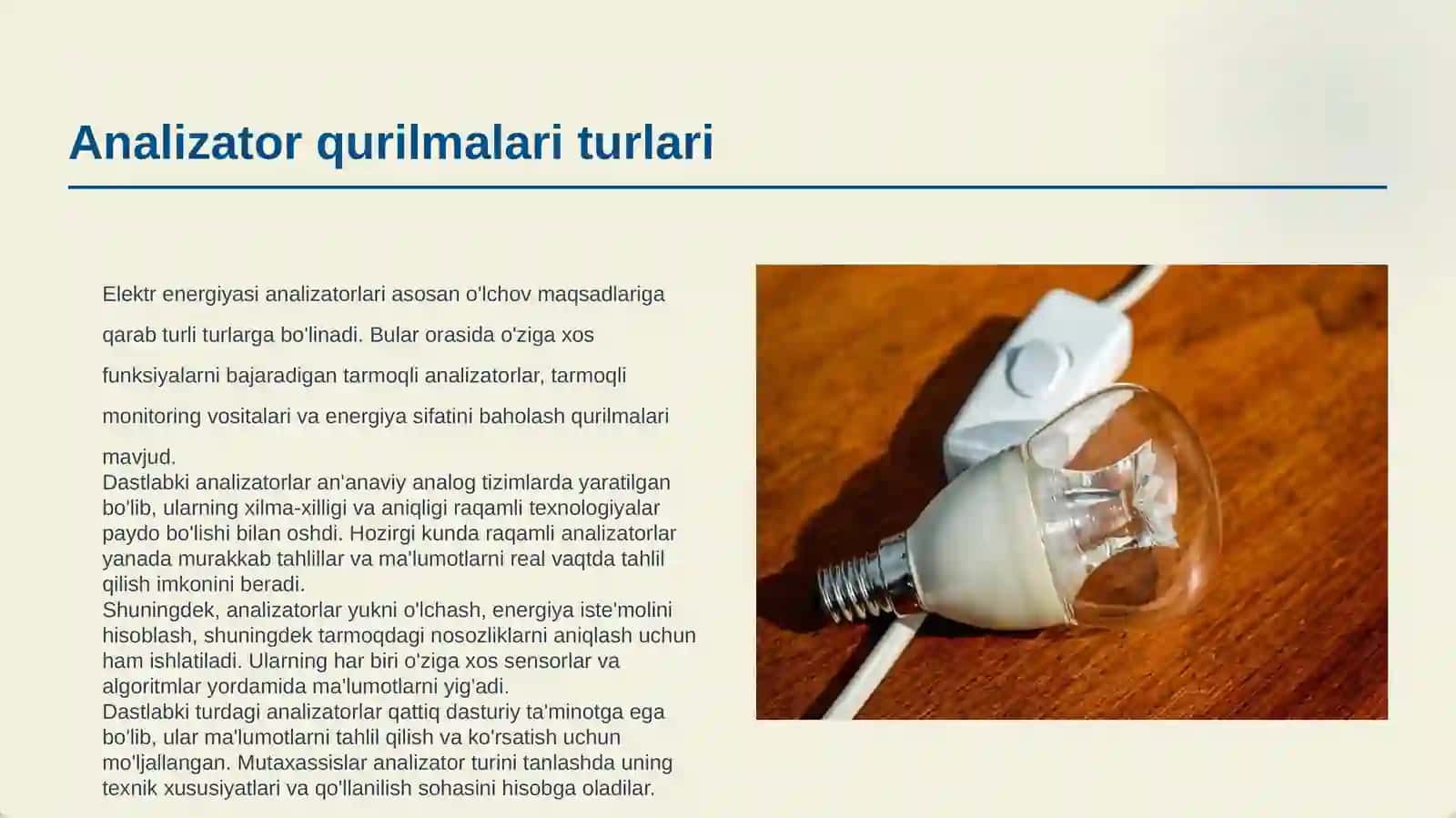 Raqamli elektr energiya analizatorlari va ularning imkoniyatlari 3