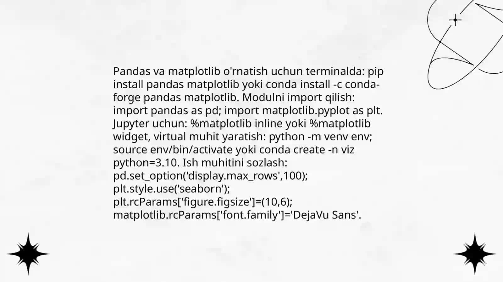 Ma'lumotlarni Python yordamida visuallashtirish 3