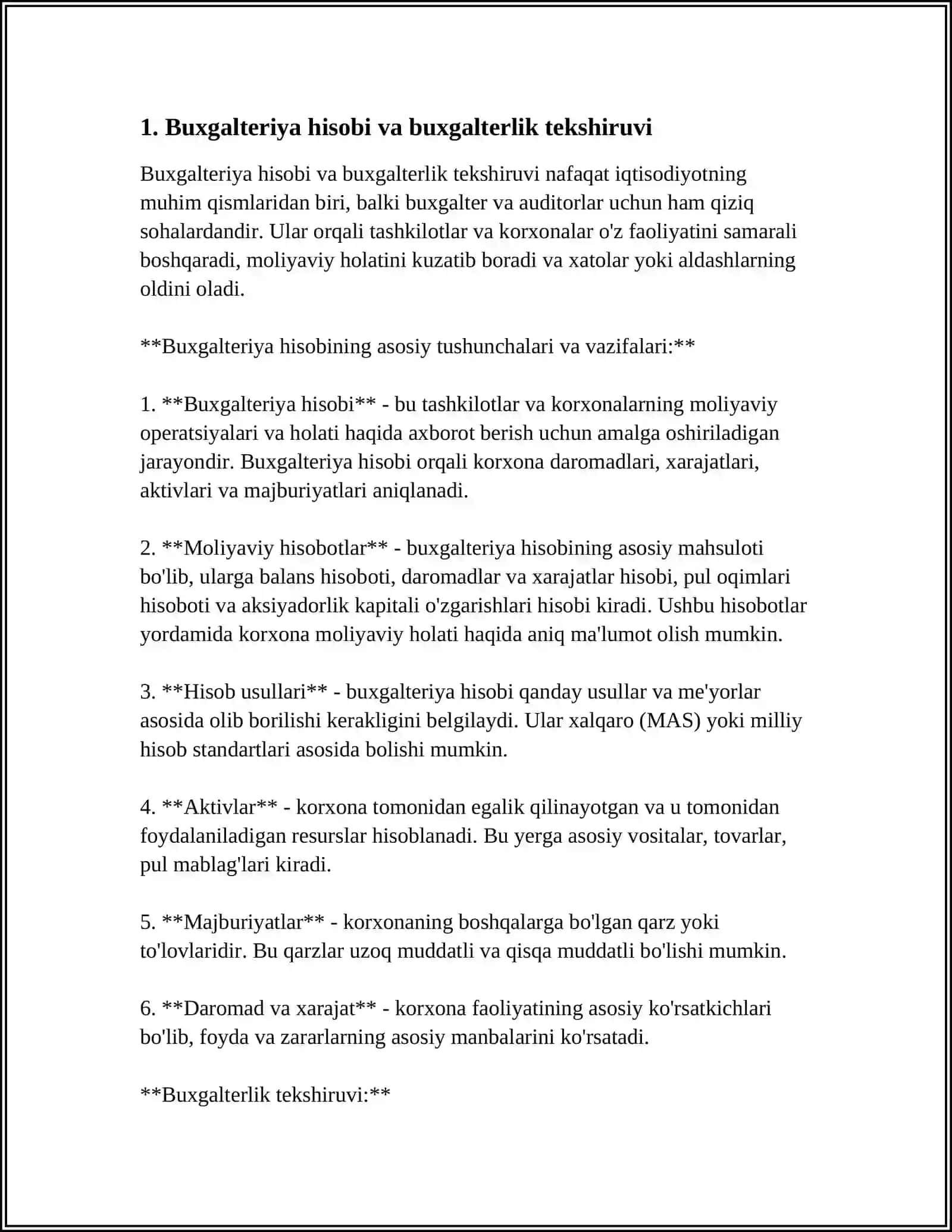BUYRAK TEKSHIRUVI 3