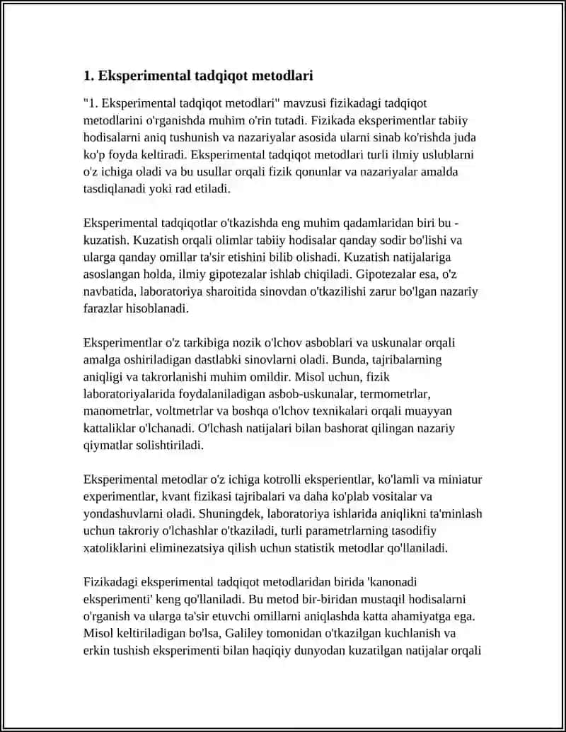 FIZIKADA TADQIQOT METODLARI 3