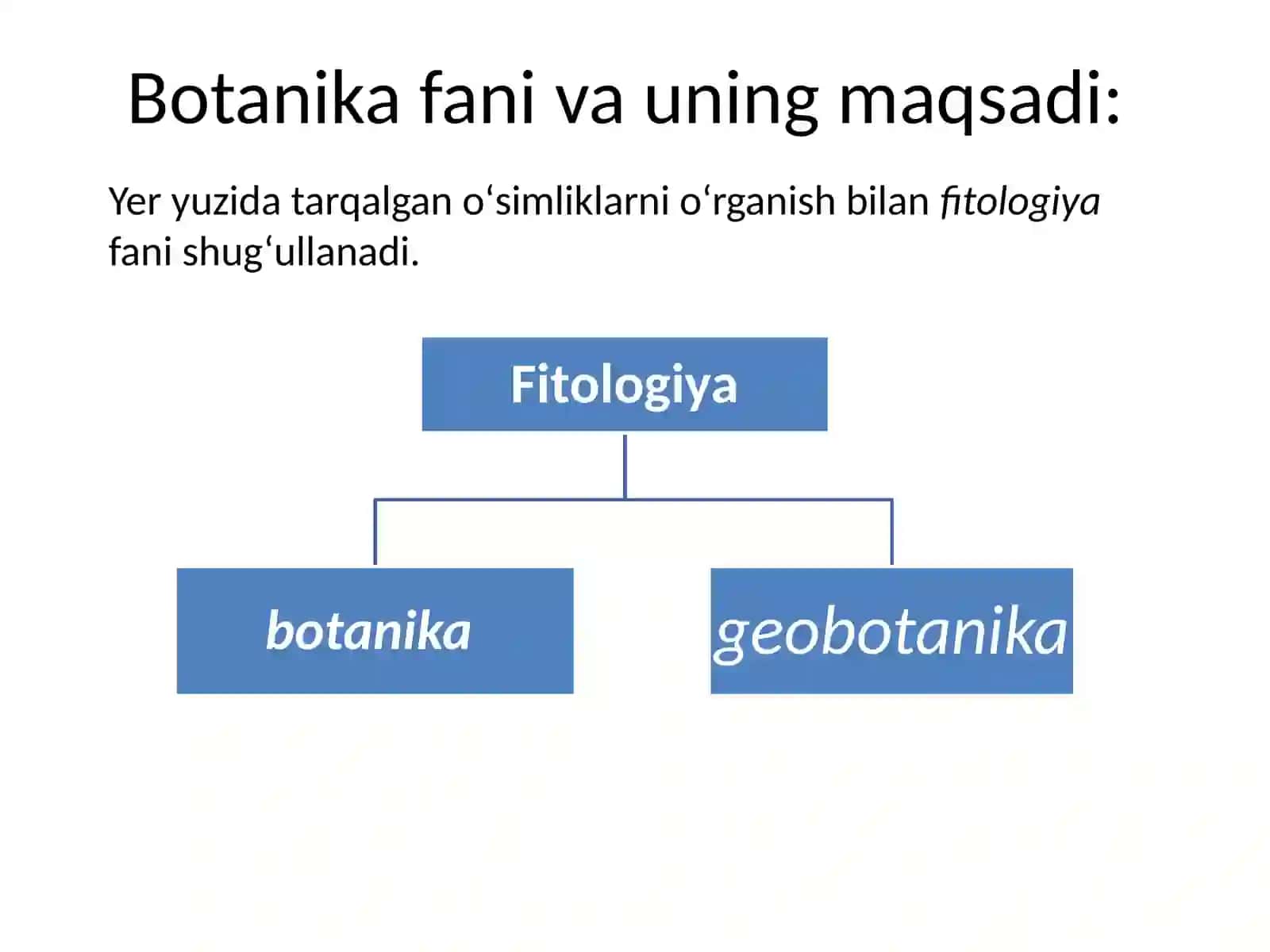 O`SIMLIKLARDUNYOSI VA UNING XILMA-XILLIGI 3
