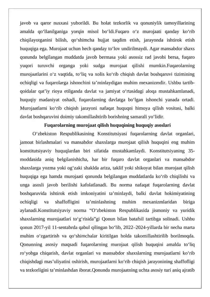 Fuqarolarning murojaatini ko‘rib chiqish tartibi 3