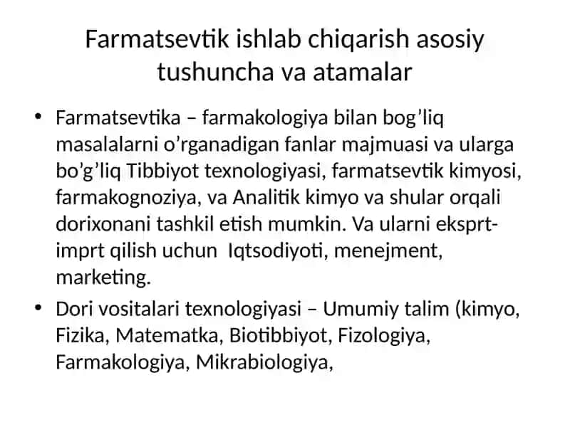 Farmatsevtika va tibbiyot 3