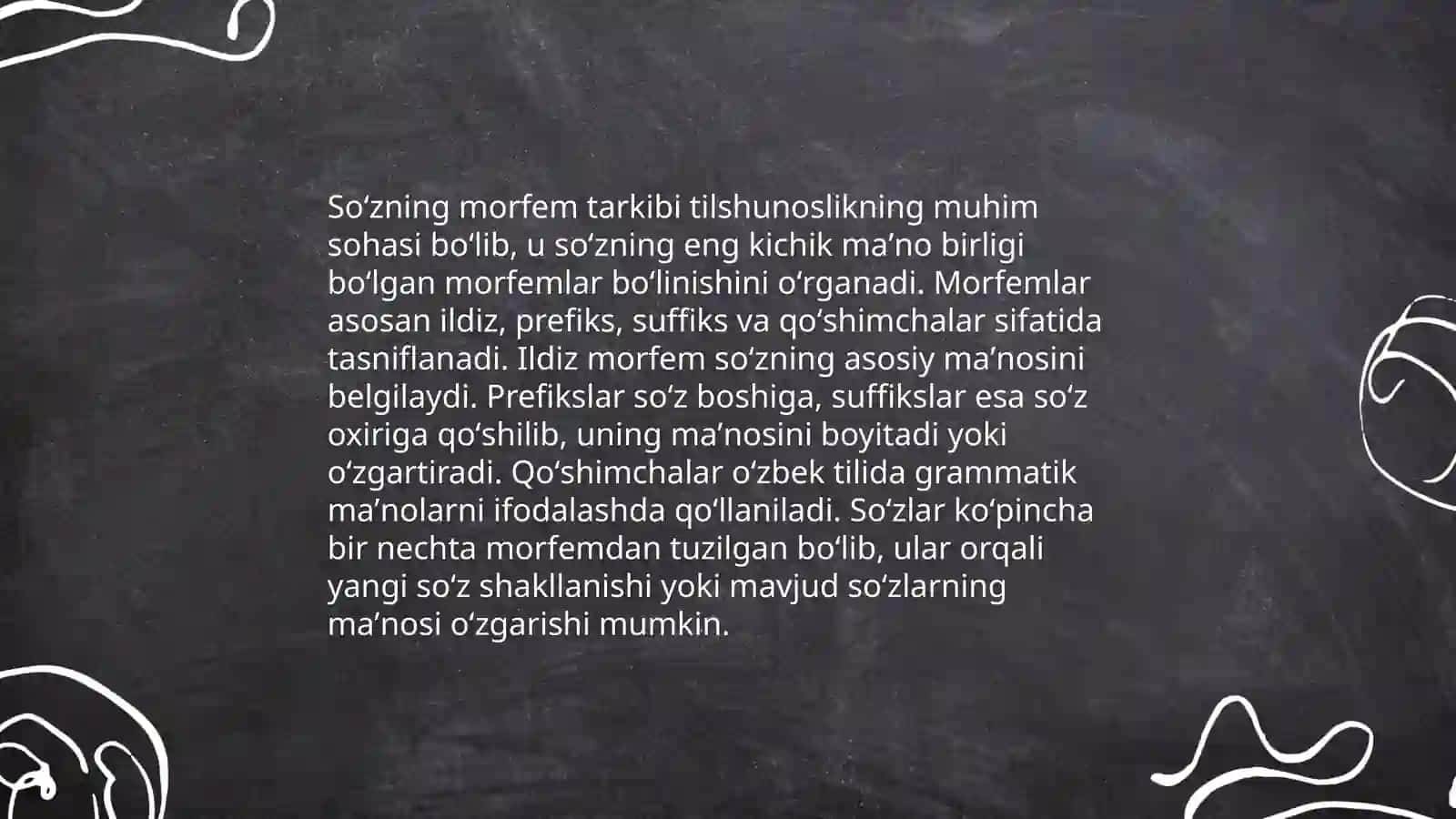 Soʻzning morfem tarkibi haqidagi nazariy qarashlar tahlili 3