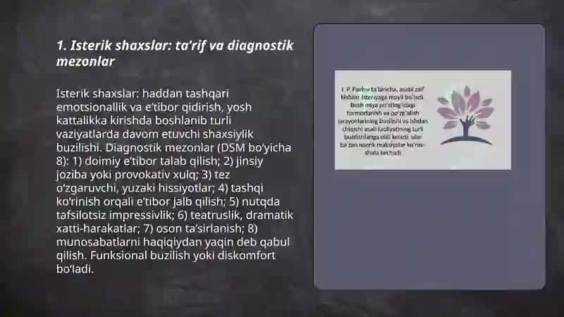 Isterik shaxslar konsultatsiyasi 3