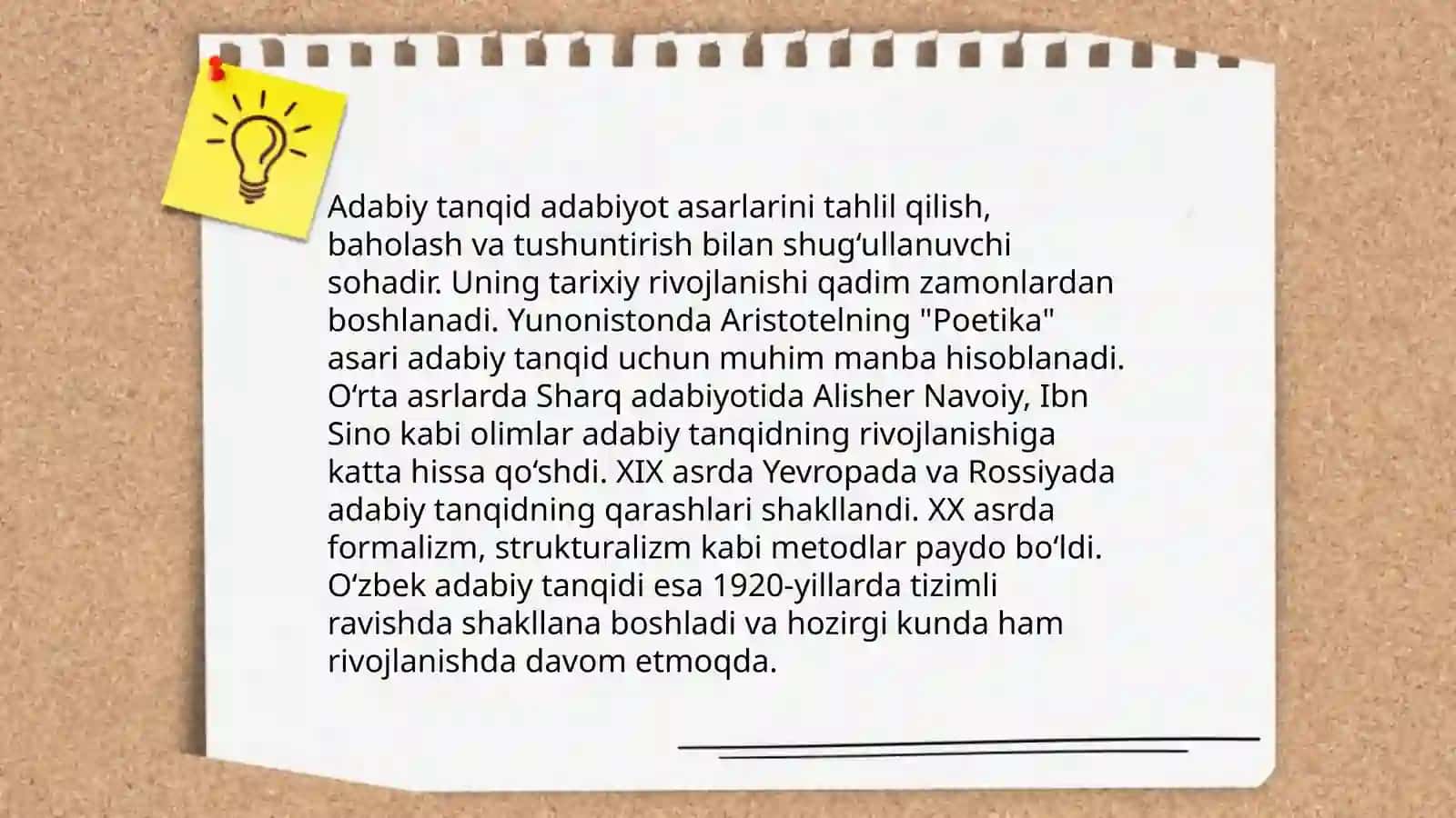 Adabiy-tanqidiy maqola janri 3