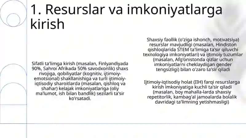 Shaxs taʼlim obʼyekti va subʼekti sifatida uning shakllanish va rivojlanish omillari 3