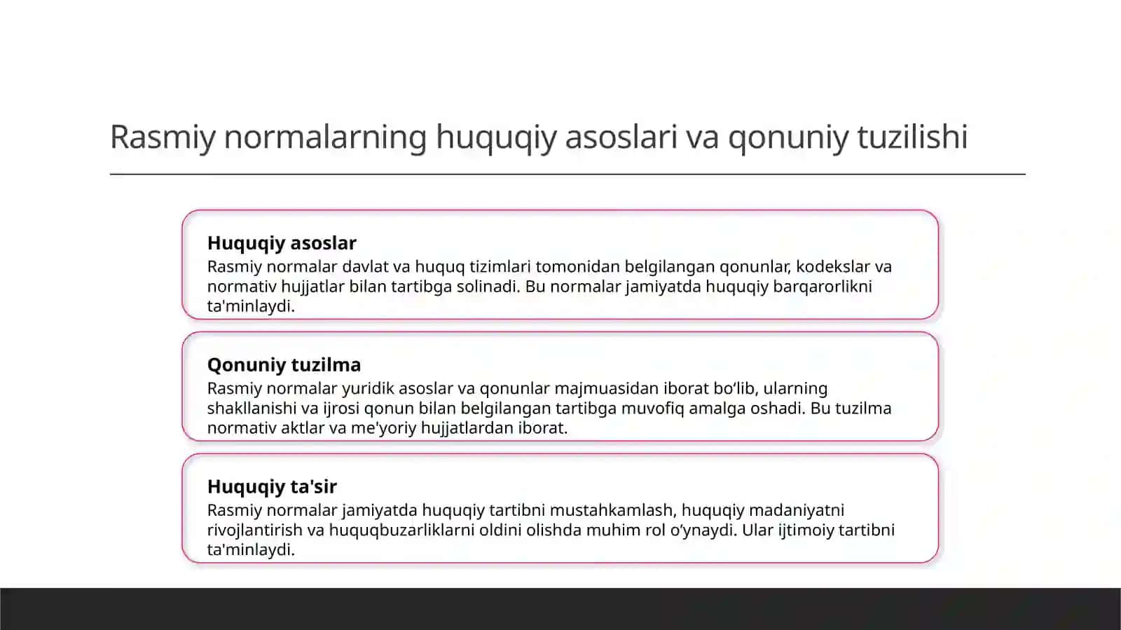 Rasmiy va norasmi normalar va ularning shakilanishi 3