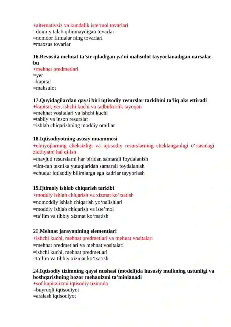 Iqtisodiyot nazariyasi fanining vazifalari 3