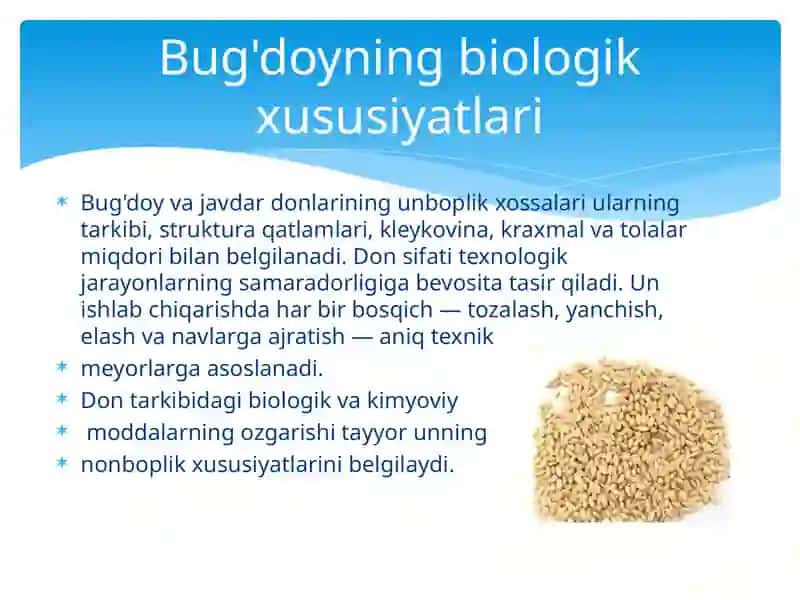 Bug‘doyvajavdarning uniboplik xossalari 3