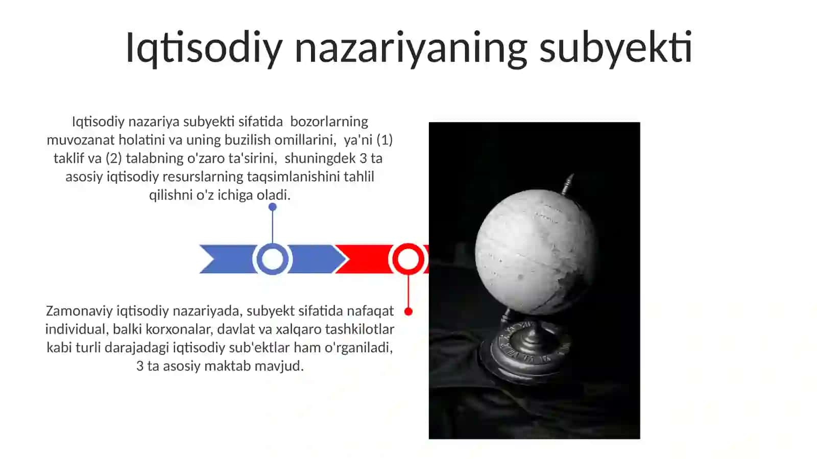 Iqtisodiyot nazariyasi fanining obyekti va predmeti 3