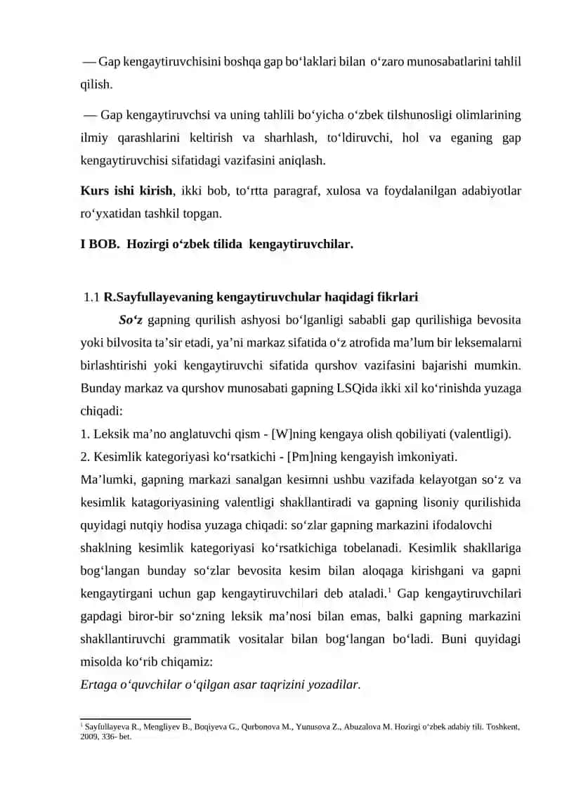 Badiiy Nutqda Gap Kengaytiruvchilari 3