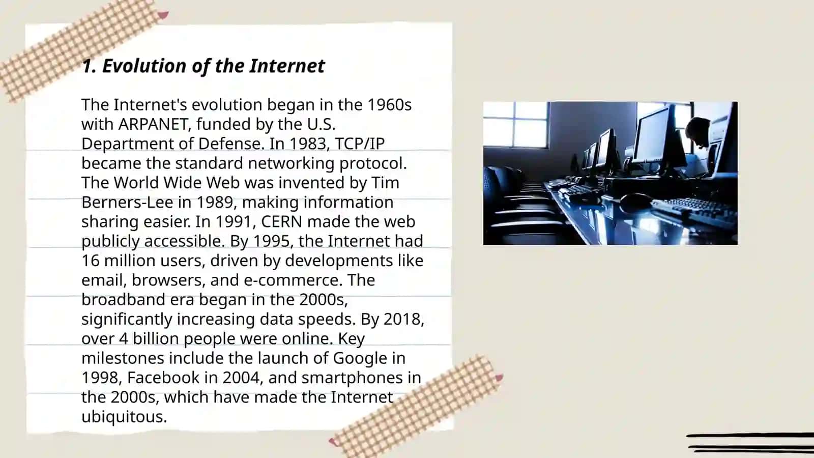 Computers and the internet 3