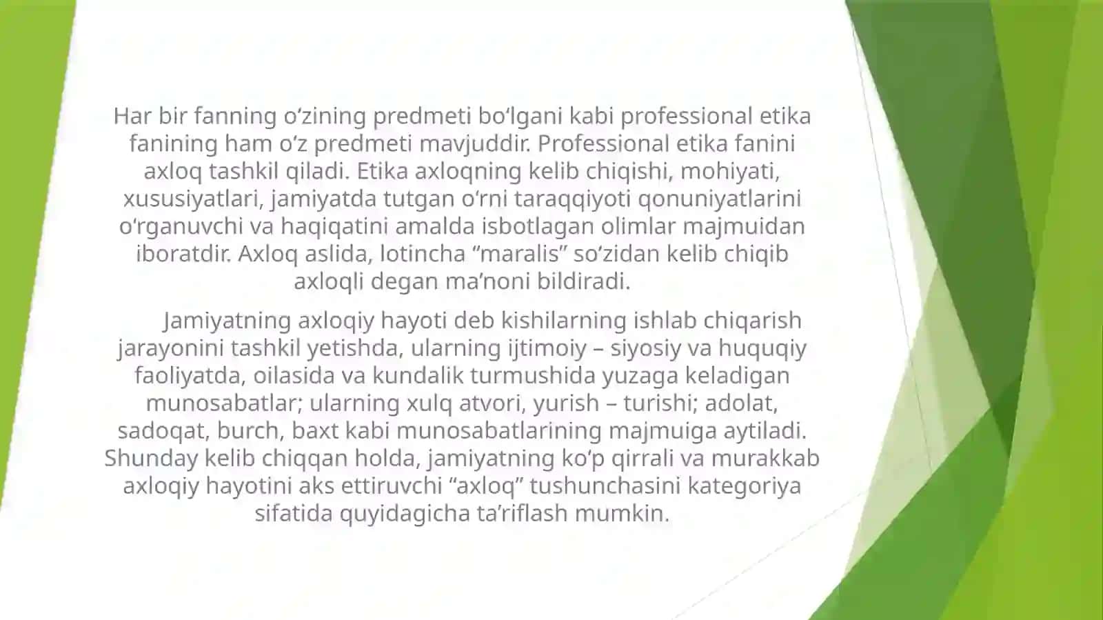 Siyosatda professional etika va yangi axloq siyosati 3