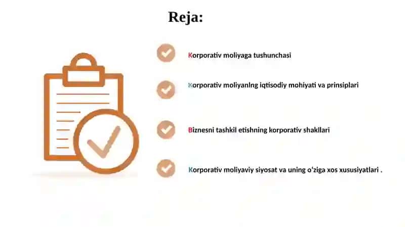 Korporativ Moliya 3