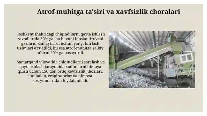 Tolali chiqindilarni tozalash va qayta ishlash tehnalogiyasi 3