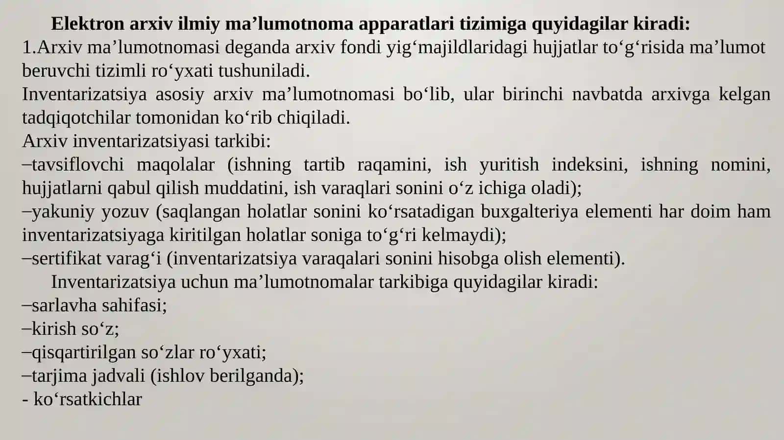 Elektron arxiv ilmiy-ma’lumotnoma apparati tizimi 3