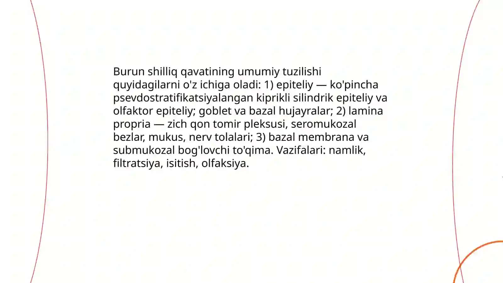 Burun gistologiyasi haqida tushuncha 3