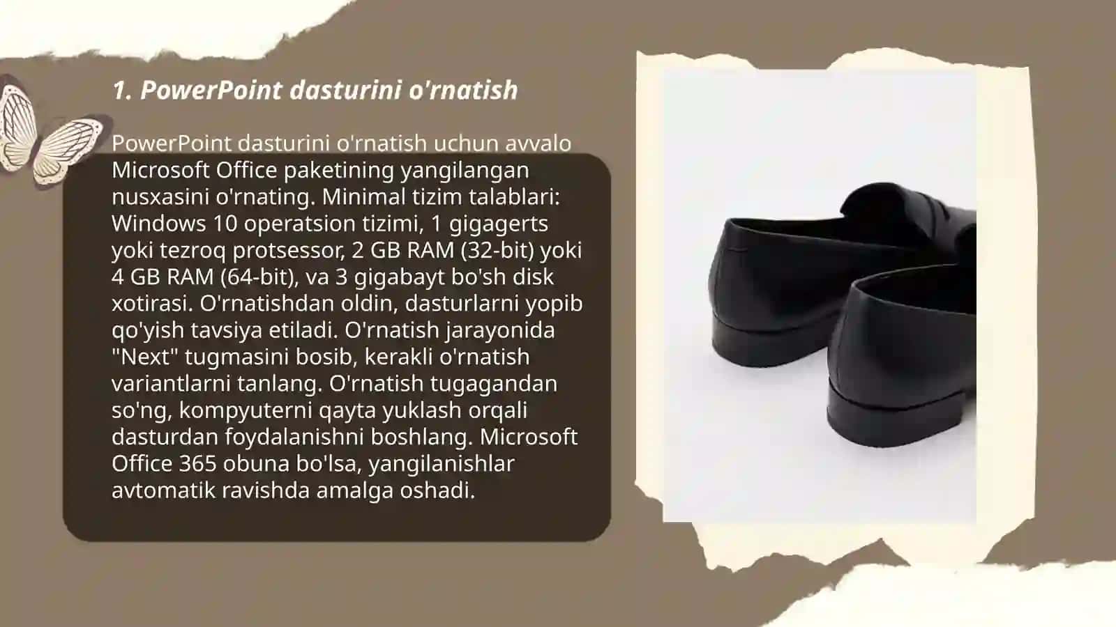 Power Point dasturida ishlashni tushuntirish 3