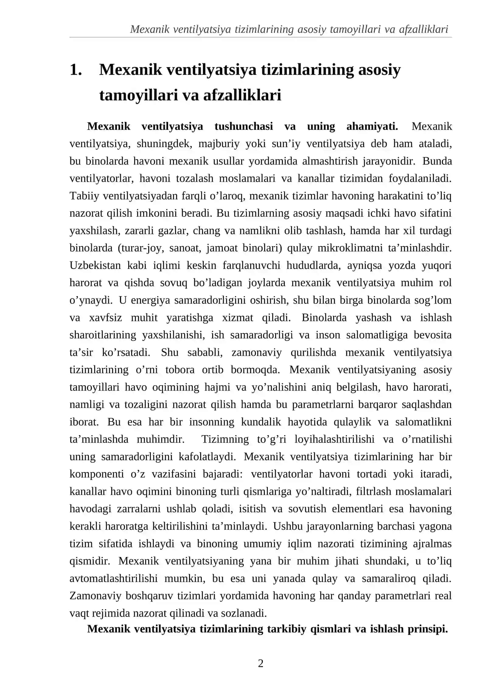 Mexanik ventilyatsiya tizimlarining asosiy tamoyillari va afzalliklari 3